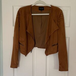 Timing Women's Tan Blazer Jacket